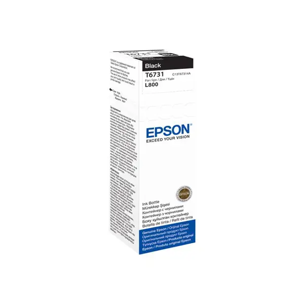 Tinta Epson L800, C13T67314A, Black - Slika 1