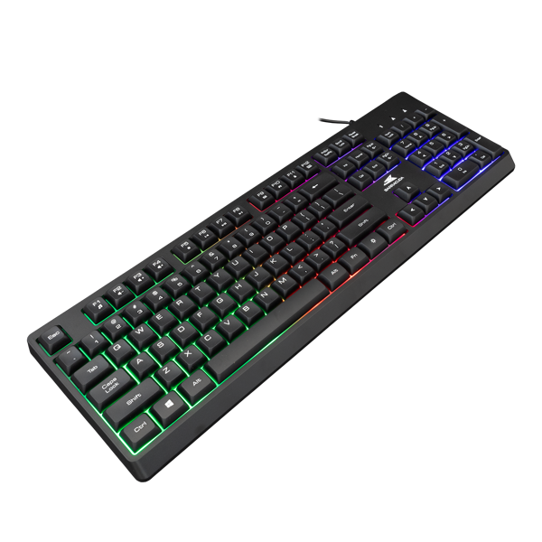 Tipkovnica Baracuda BGK-02114 Starfish, žičana, gaming, membranska, LED, US Layout, crna - Slika 2