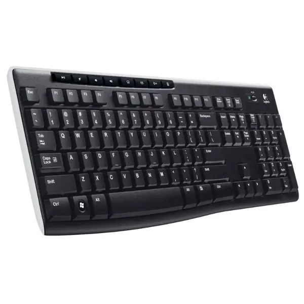 Tipkovnica Logitech K270, bežična, crna - Slika 1