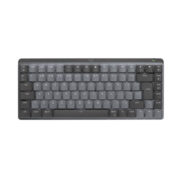 Tipkovnica Logitech MX Mechanical Mini, bežična, mehanička, tactile switches, TKL, US Layout, crna - Slika 1