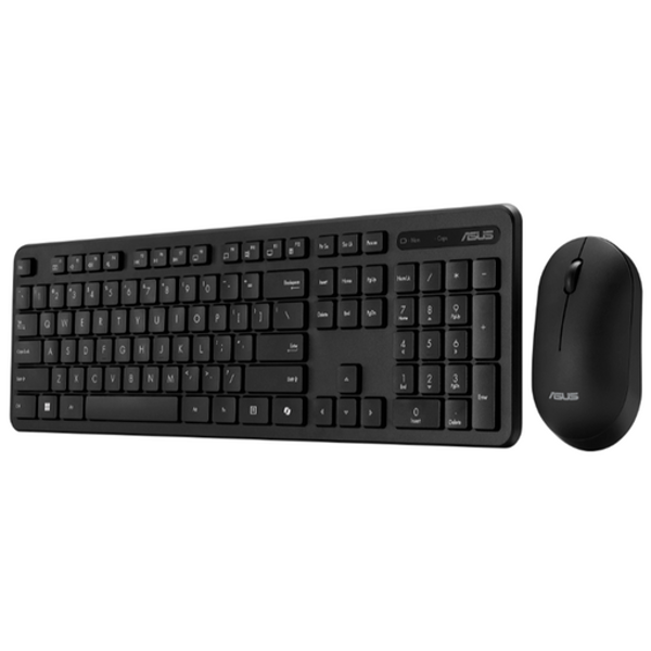 Tipkovnica + miš Asus CW100, bežični, US Layout, crni - Slika 1