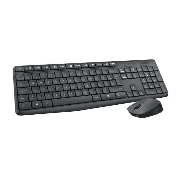 Tipkovnica + miš Logitech MK235, bežični, crni - Slika 1