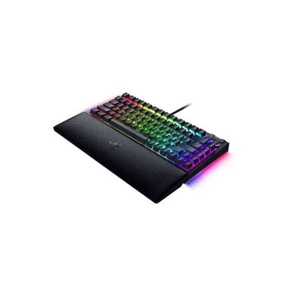 Tipkovnica Razer BlackWidow V4, žičana, gaming, mehanička, orange switches, US/HR Layout, RGB, TKL, crna, RZ03-05000100-R3M1 - Slika 2