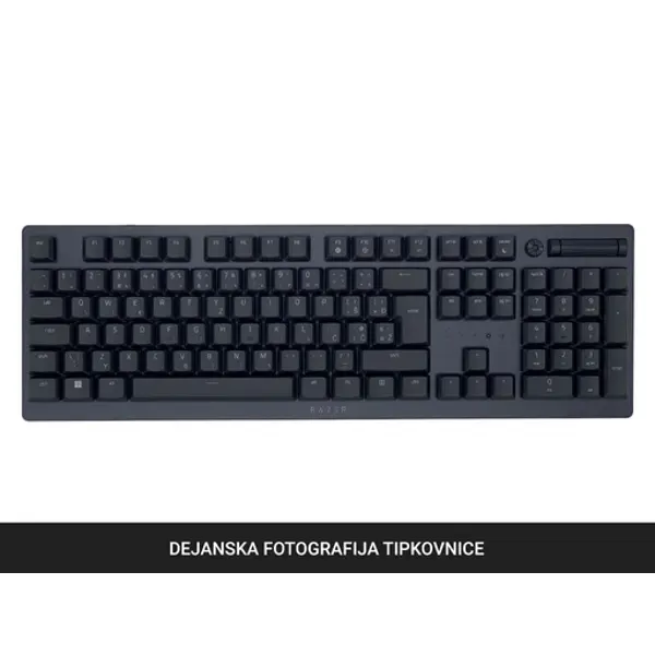 Tipkovnica Razer Deathstalker V2, žičana, gaming, optomehanička, linear optical switches, UK/HR Layout, RGB, crna, RZ03-04500300-R3W1 - Slika 1