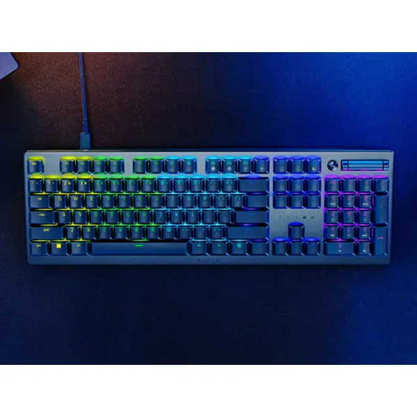 Tipkovnica Razer Deathstalker V2, žičana, gaming, optomehanička, linear optical switches, UK/HR Layout, RGB, crna, RZ03-04500300-R3W1 - Slika 3