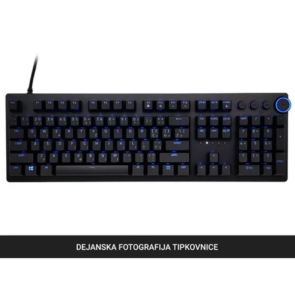 Tipkovnica Razer Huntsman V2, žičana, gaming, optomehanička, linear optical switches, US Layout, RGB, crna, RZ03-03930100-R3M1 - Slika 1