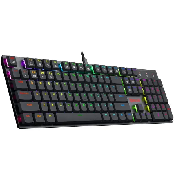 Tipkovnica Redragon K535 Apas, žičana, gaming, mehanička, blue switches, RGB, crna - Slika 5