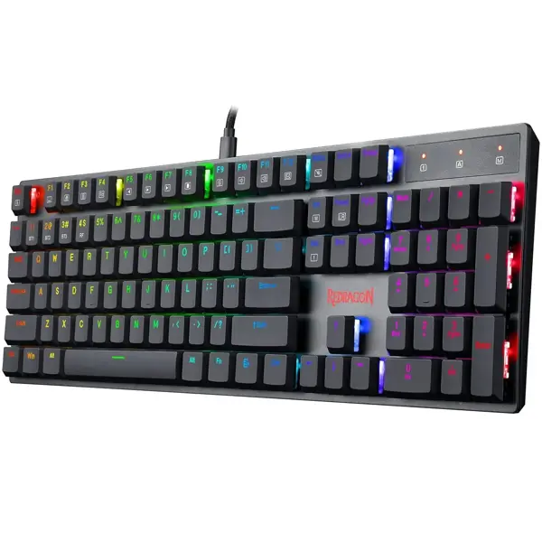 Tipkovnica Redragon K535 Apas, žičana, gaming, mehanička, blue switches, RGB, crna - Slika 3