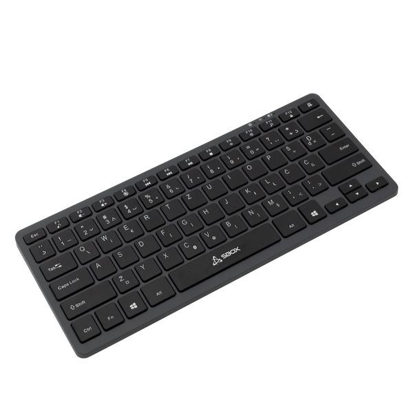 Tipkovnica SBOX BT-05, bežična, bluetooth, HR Layout, srebrna - Slika 2