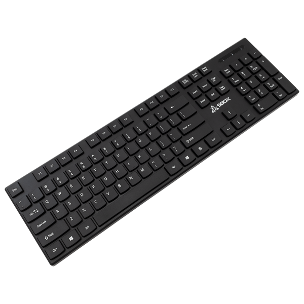 Tipkovnica SBOX K-123, žičana, US Layout, crna - Slika 3