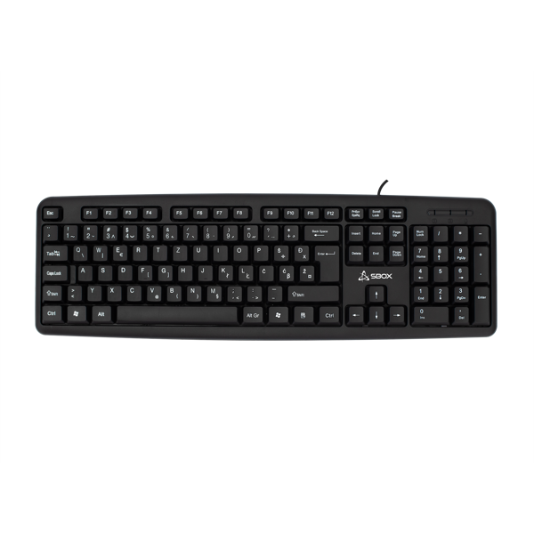 Tipkovnica SBOX K-14, žičana, HR Layout, crna - Slika 1