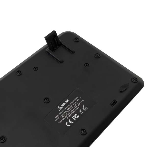 Tipkovnica SBOX K-14, žičana, HR Layout, crna - Slika 2