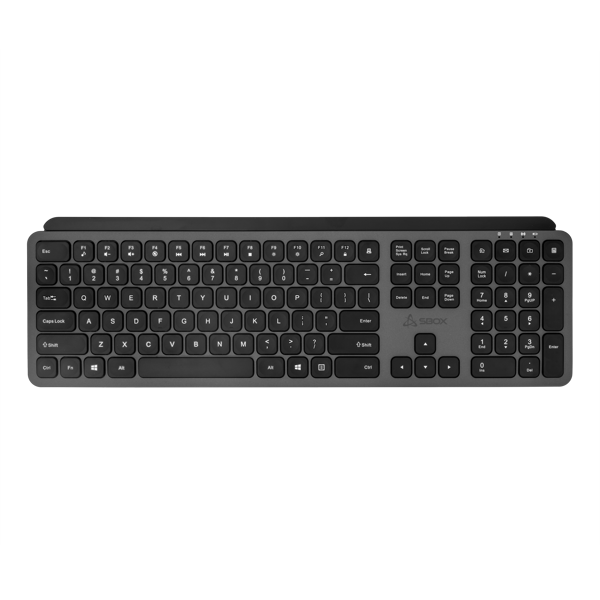 Tipkovnica SBOX WK-26, bežična, US Layout, crna - Slika 1