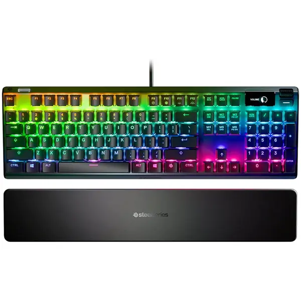 Tipkovnica SteelSeries Apex Pro, žičana, gaming, mehanička, OmniPoint switches, RGB, US Layout, crna - Slika 1