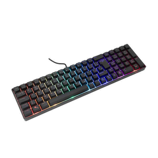 Tipkovnica White Shark GK-001214 Gladius, žičana, gaming, membranska, HR Layout, LED, crna - Slika 2