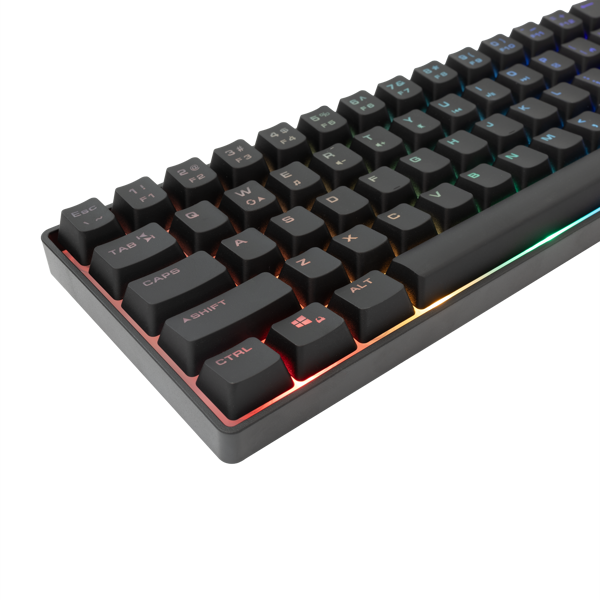 Tipkovnica White Shark GK-001214 Gladius, žičana, gaming, membranska, HR Layout, LED, crna - Slika 5