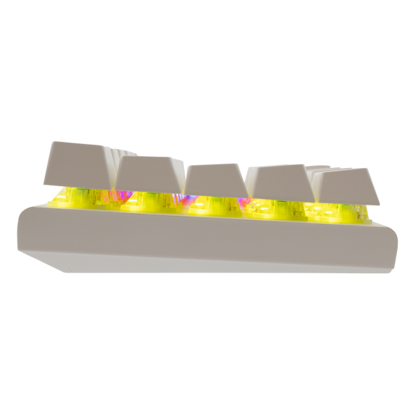 Tipkovnica White Shark GK-002212 Wakizashi, žičana, gaming, mehanička, red switches, HR layout, LED, TKL, bijela - Slika 4