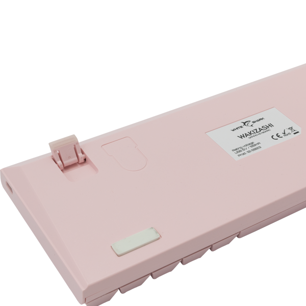 Tipkovnica White Shark GK-002422 Wakizashi, žičana, gaming, mehanička, blue switches, HR layout, LED, TKL, roza - Slika 8