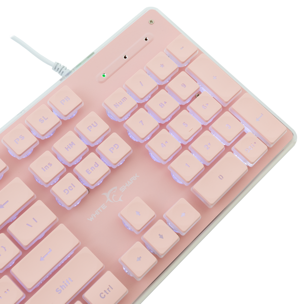 Tipkovnica White Shark GK-003441 Tachi, žičana, gaming, membranska, US Layout, LED, roza - Slika 5