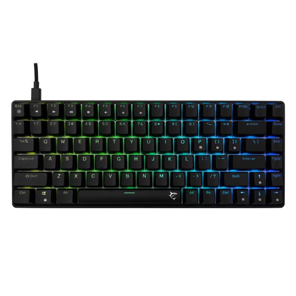 Tipkovnica White Shark GK-005121 Hamachi, žičana, gaming, mehanička, blue switches, US Layout, RGB, TKL, crna - Slika 1