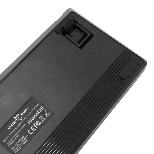 Tipkovnica White Shark GK-005121 Hamachi, žičana, gaming, mehanička, blue switches, US Layout, RGB, TKL, crna - Slika 8