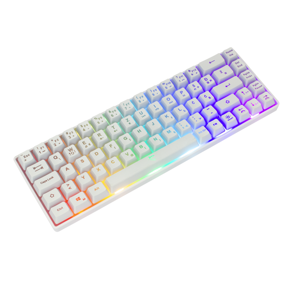 Tipkovnica White Shark GK-2201 Ronin, žičana, gaming, membranska, HR Layout, LED, TKL, bijela - Slika 2