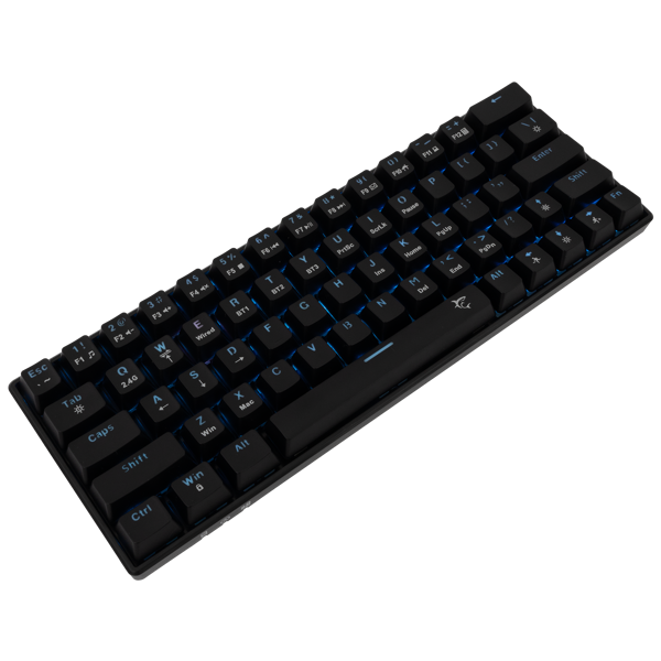 Tipkovnica White Shark Premium Line GK-003111 Kaiken, bežična, bluetooth, gaming, mehanička, red switches, TKL, US layout, RGB, crna - Slika 2
