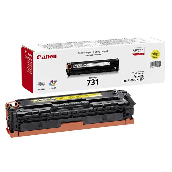 Toner Canon CRG-731Y, žuti, 1500 stranica - Slika 1