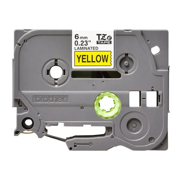 Traka Brother TZE611, 6mm/8m, žuta - Slika 3