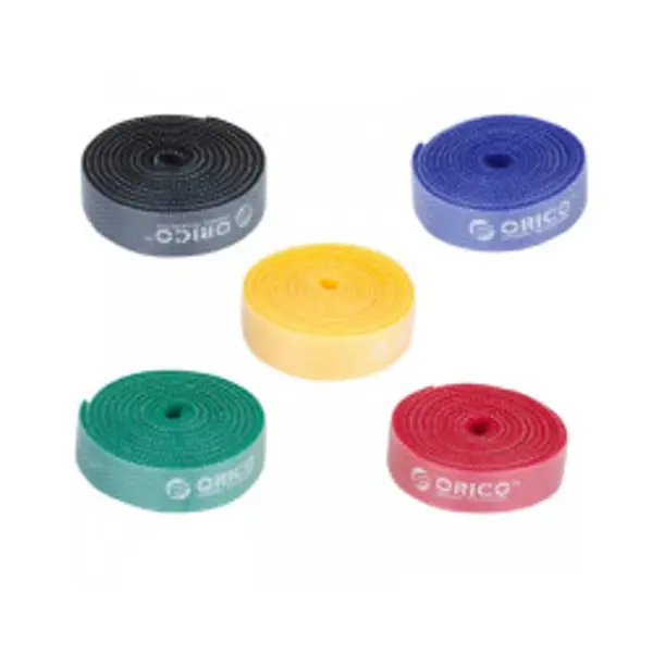 Trake za organizaciju kabela Orico CBT-5S, 5 kom, razne boje - Slika 1