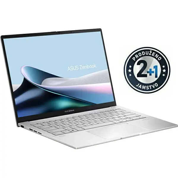 Ultrabook Asus Zenbook 14 OLED, UX3405MA-QD434W, 14" FHD+ OLED HDR600, Intel Core Ultra 7 155H up to 4.8GHz, 32GB DDR5, 1TB NVMe SSD, Intel Arc Graphics, Win 11, 2 god - Slika 1