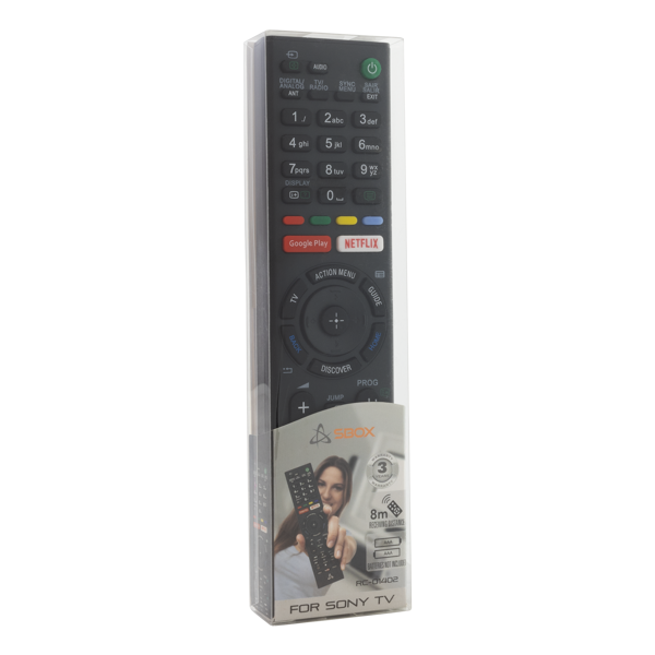 Univerzalni daljinski upravljač SBOX RC-01402, za Sony - Slika 3