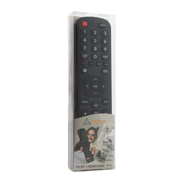Univerzalni daljinski upravljač SBOX RC-01405, za Hisense - Slika 3
