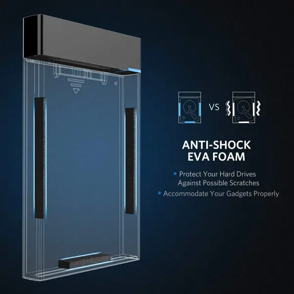 Vanjsko kućište Ugreen, 2.5" SATA HDD/SSD, USB 3.1, crno - Slika 5