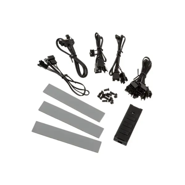 Ventilator za kućište Lian Li Bora Digital BR120, ARGB, PWM, 120mm, srebrni (3 komada) + kontroler - Slika 4