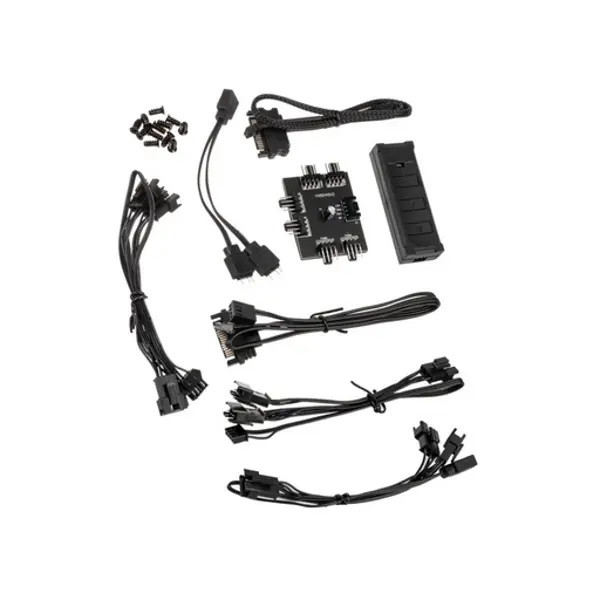 Ventilator za kućište Lian Li ST120, ARGB, PWM, 120mm, crni (3 komada) + kontroler - Slika 4