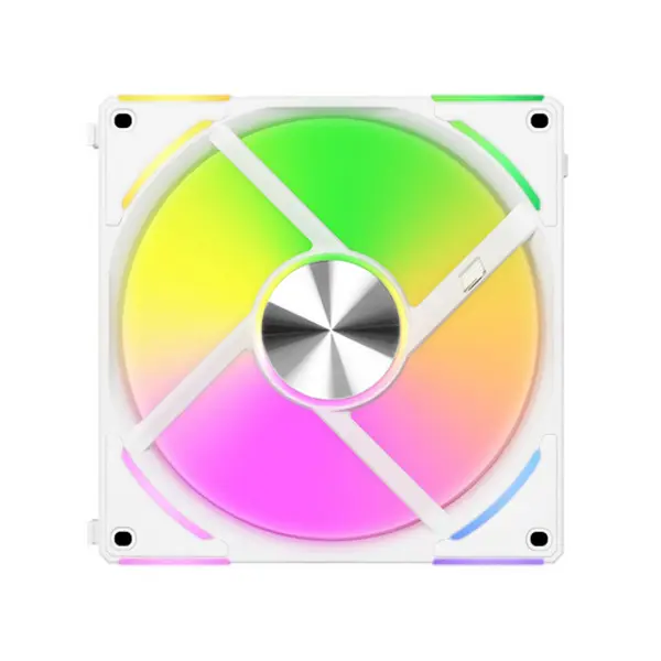 Ventilator za kućište Lian Li Uni Fan AL140 V2 RGB, PWM, 140mm, bijeli - Slika 3