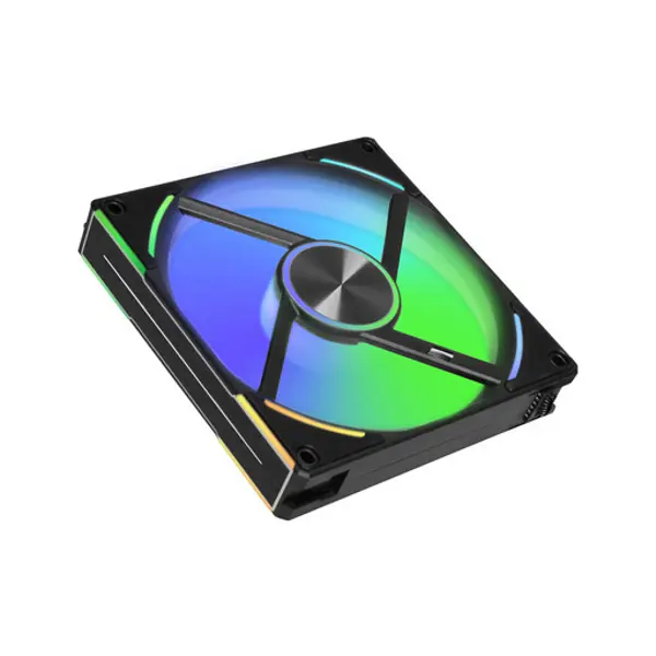 Ventilator za kućište Lian Li Uni Fan AL140 V2 RGB, PWM, 140mm, crni - Slika 1