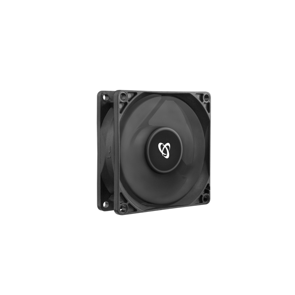 Ventilator za kućište SBOX CF-80, 80mm, crni - Slika 1