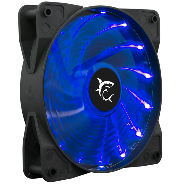 Ventilator za kućište White Shark 12025-3-L Vector, 120mm, plavo LED, crni - Slika 6