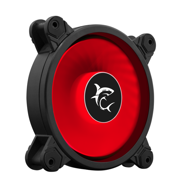 Ventilator za kućište White Shark 1260-01W-R Dash, 120mm, crveno LED, crni - Slika 1