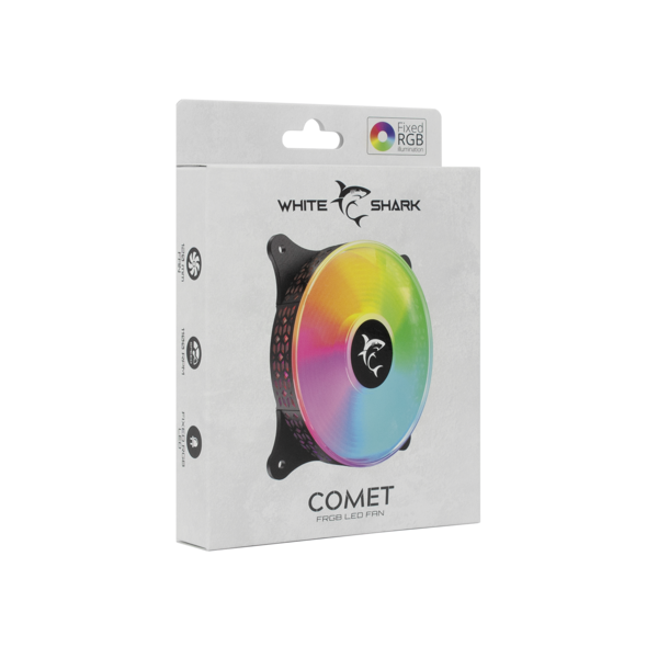 Ventilator za kućište White Shark GCF-1290 Comet, 120mm, RGB, crni - Slika 3