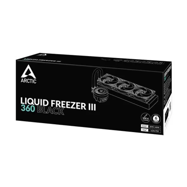 Vodeno hlađenje Arctic Liquid Freezer III 360, 3x120mm, Intel i AMD, crno - Slika 1