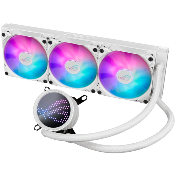 Vodeno hlađenje Asus ROG Ryuo III 360 ARGB White, 3x120mm, Intel i AMD, bijelo - Slika 2