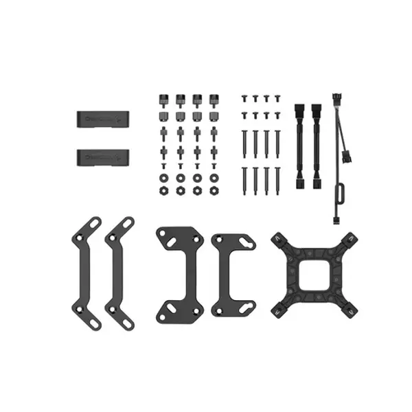Vodeno hlađenje DeepCool LT520, 2x120mm, Intel i AMD, crno - Slika 2