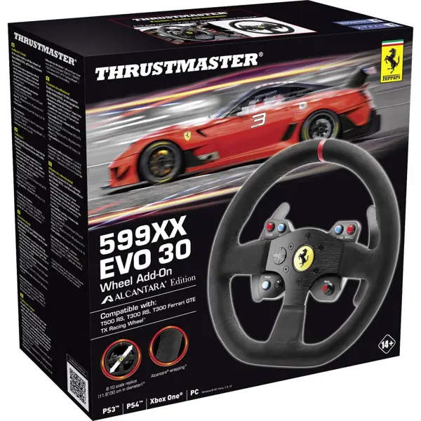 Volan Thrustmaster Ferrari 599XX EVO 30, PC, PS4, PS5, Xbox, Alcantara Edition - Slika 2
