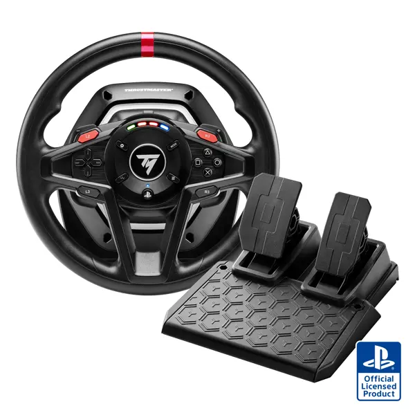 Volan Thrustmaster T128-P, PC, PS4, PS5, crni + pedale - Slika 2