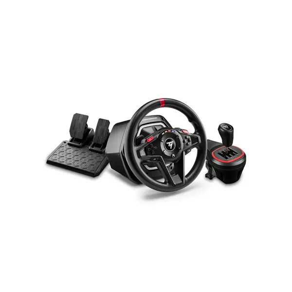 Volan Thrustmaster T128-X, PC, Xbox, crni + pedale i Thrustmaster TH8S mjenjač - Slika 1