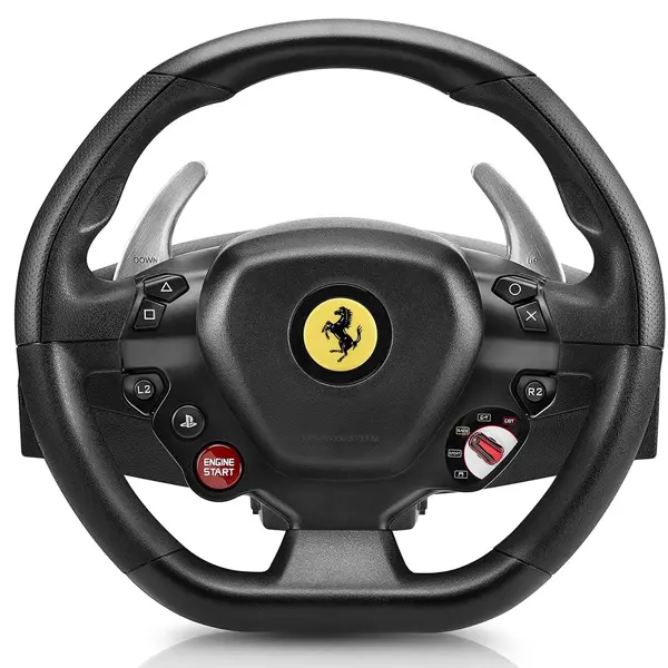 Volan Thrustmaster T80 Ferrari 488 GTB Edition, PC, PS4, PS5, crni + pedale - Slika 3