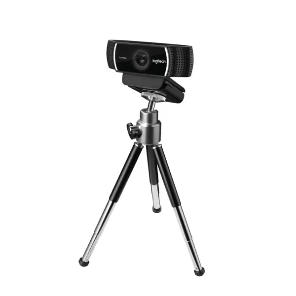 Web kamera Logitech C922 Pro, Full HD, 1080p 30fps, 3MP, tripod, crna - Slika 1
